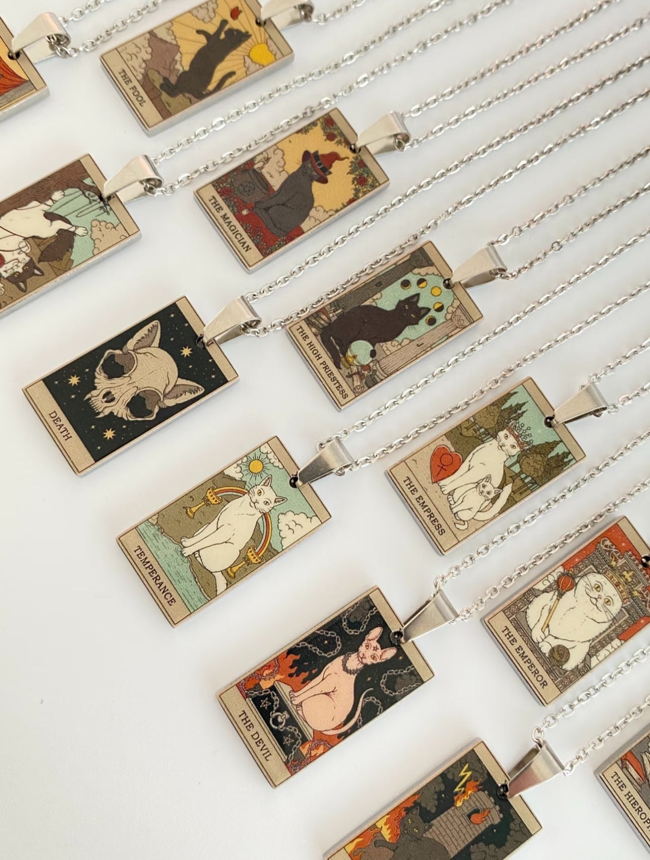 Aetheris Necklace | Cat Tarot Major Arcana