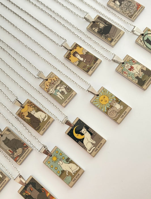 Aetheris Necklace | Cat Tarot Major Arcana