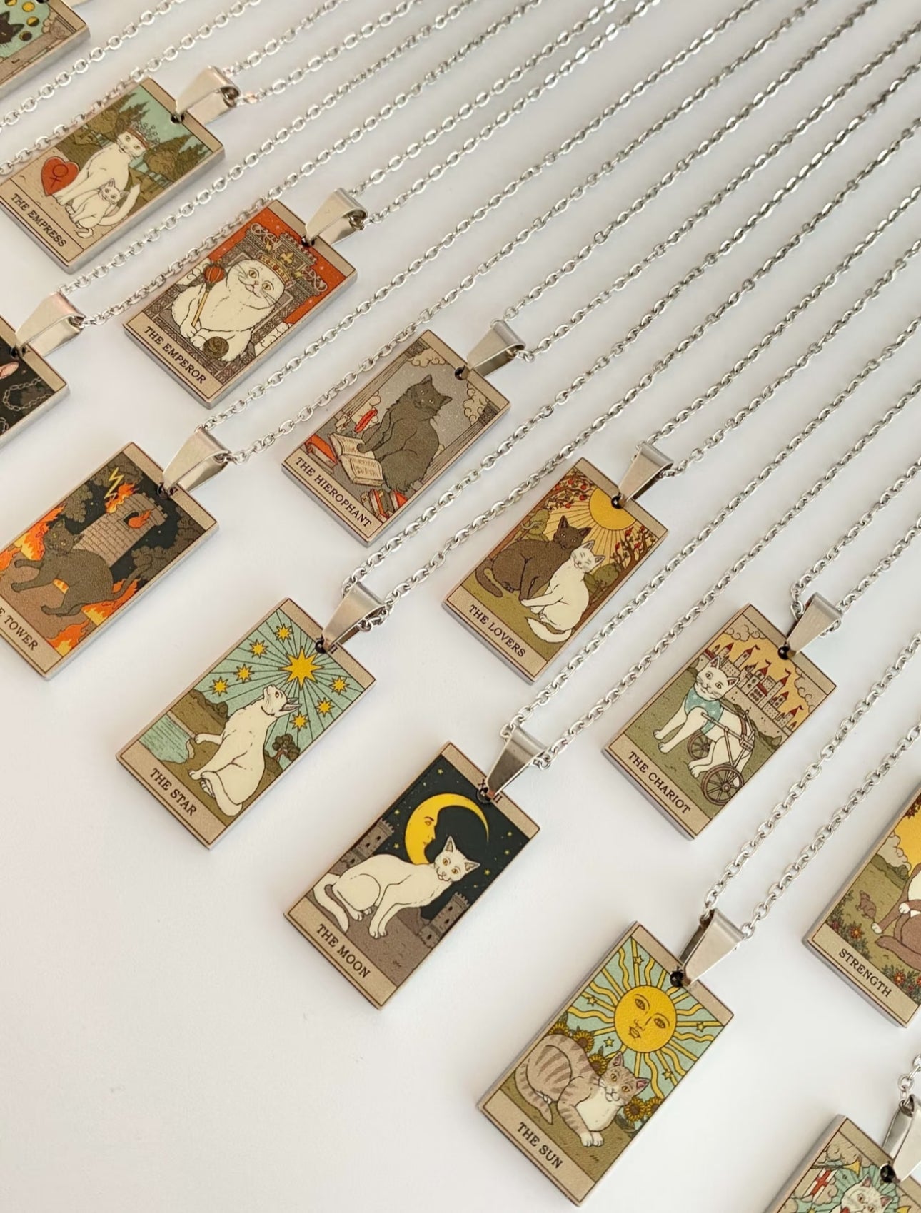 Aetheris Necklace | Cat Tarot Major Arcana